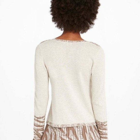 NIC+ZOE Petite Show Your Stripes Sweater - Size PP NWT - Picture 2 of 5